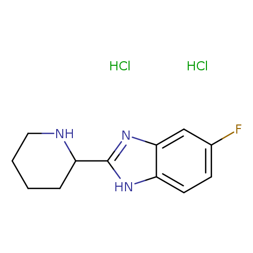 5-fluoro-2-(2-piperidinyl)-1H-benzimidazole dihydrochloride