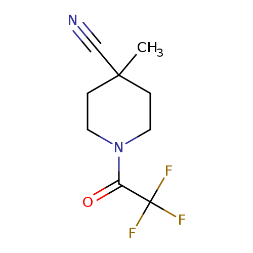 4-methyl-1-(trifluoroacetyl)piperidine-4-carbonitrile