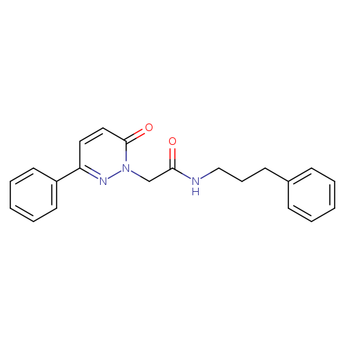 2-(6-oxo-3-phenyl-1,6-dihydropyridazin-1-yl)-N-(3-phenylpropyl)acetamide