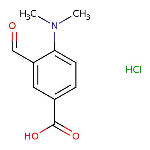 4-(dimethylamino)-3-formylbenzoic acid hydrochloride