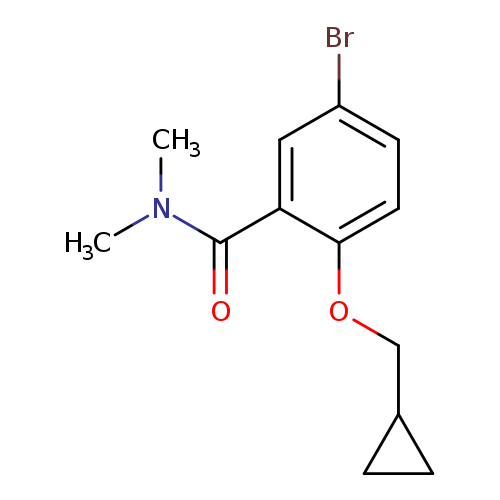 5-Bromo-2-(cyclopropylmethoxy)-n,n-dimethylbenzamide