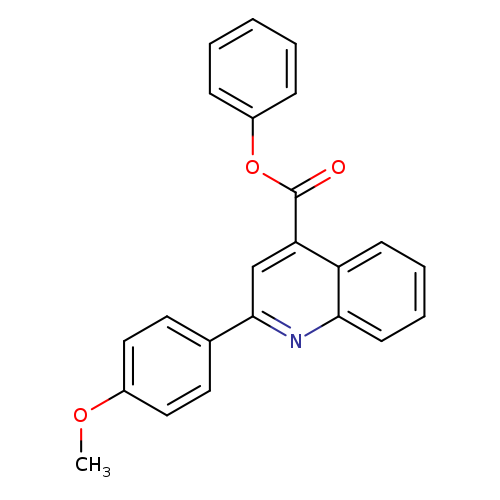 Phenyl 2-(4-methoxyphenyl)quinoline-4-carboxylate