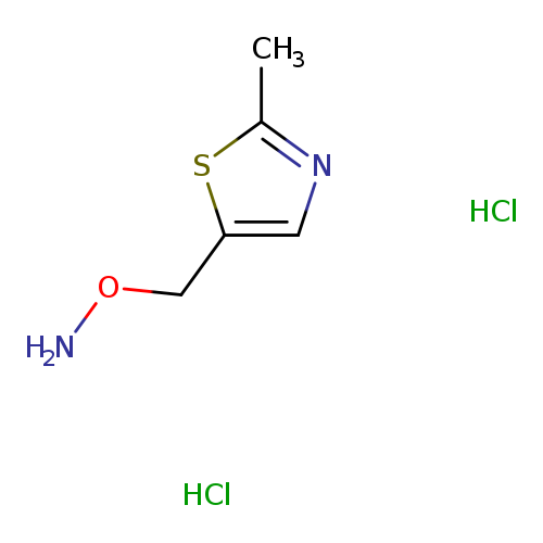 O-[(2-methyl-1,3-thiazol-5-yl)methyl]hydroxylamine dihydrochloride
