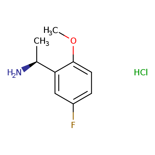 (1S)-1-(5-fluoro-2-methoxyphenyl)ethan-1-aminehydrochloride