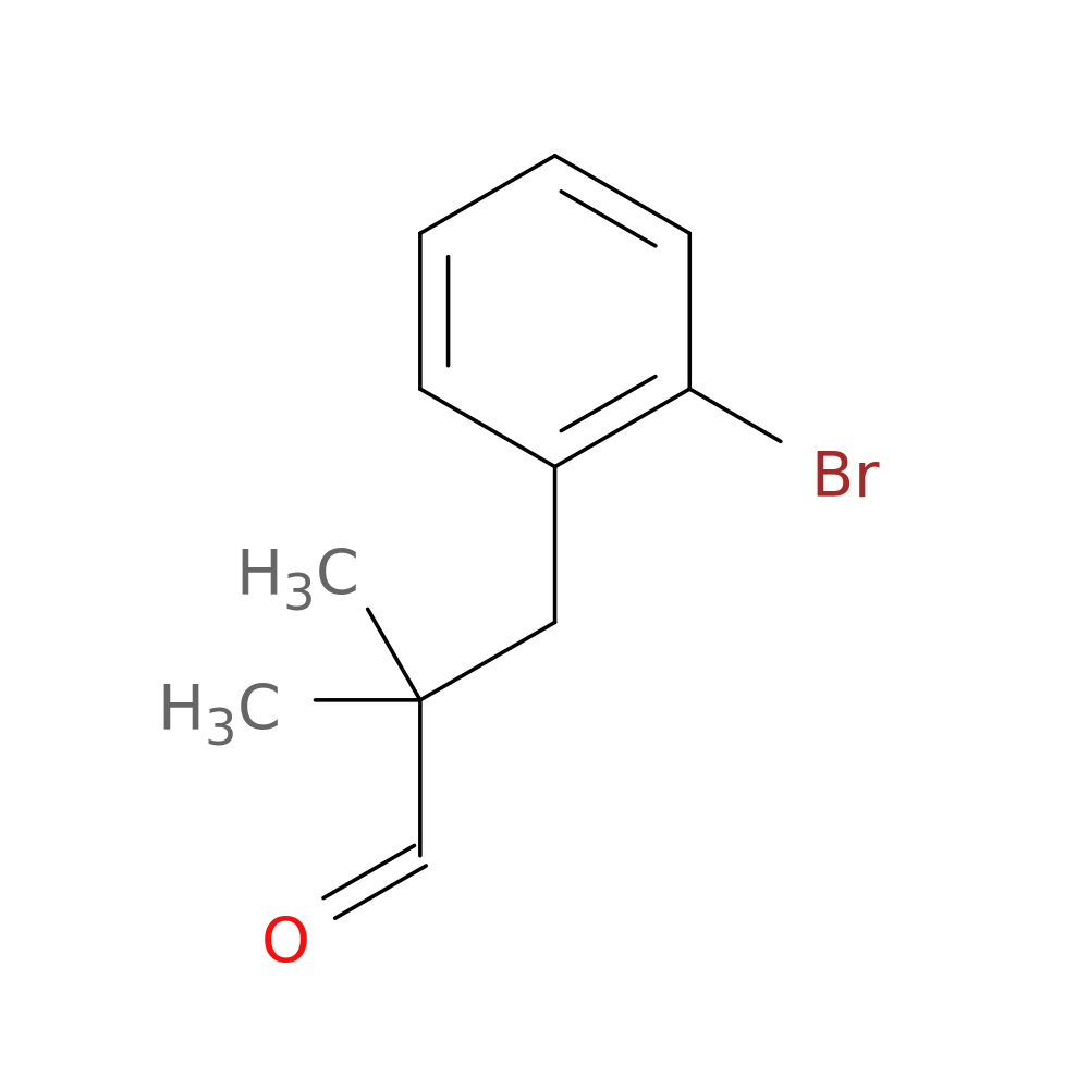 3-(2-bromophenyl)-2,2-dimethylpropanal