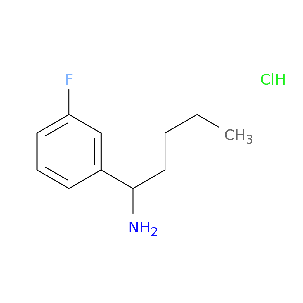 1-(3-Fluorophenyl)pentan-1-amine hydrochloride