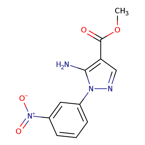 methyl 5-amino-1-(3-nitrophenyl)-1H-pyrazole-4-carboxylate