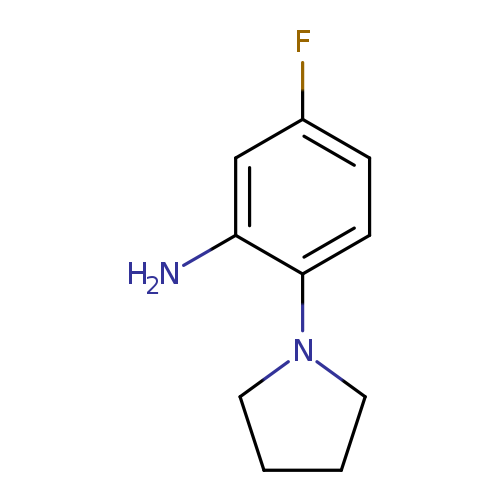 5-fluoro-2-pyrrolidin-1-ylaniline