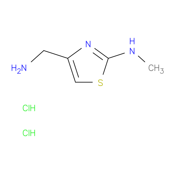 4-(aminomethyl)-N-methyl-1,3-thiazol-2-amine dihydrochloride