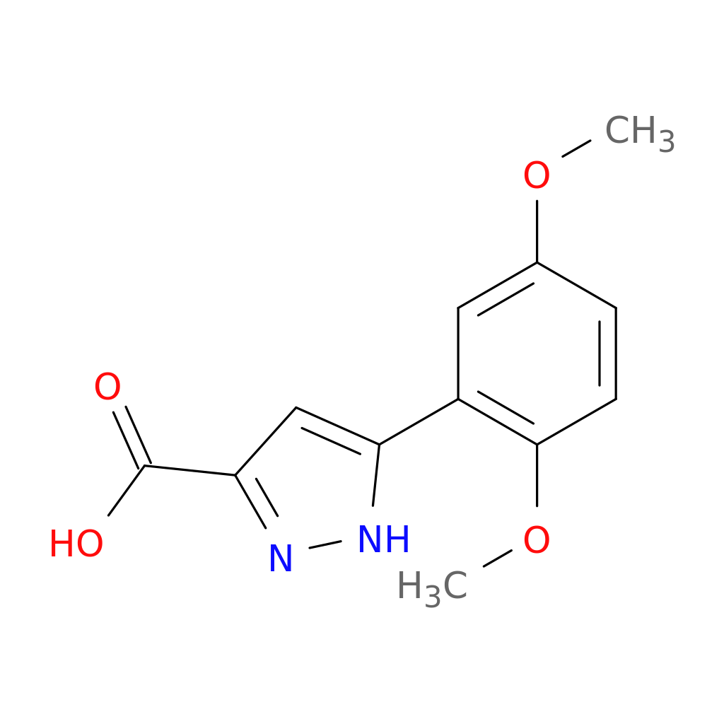 5-(2,5-DIMETHOXYPHENYL)-1H-PYRAZOLE-3-CARBOXYLIC ACID