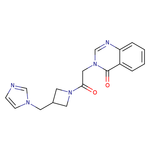 3-(2-{3-[(1H-imidazol-1-yl)methyl]azetidin-1-yl}-2-oxoethyl)-3,4-dihydroquinazolin-4-one