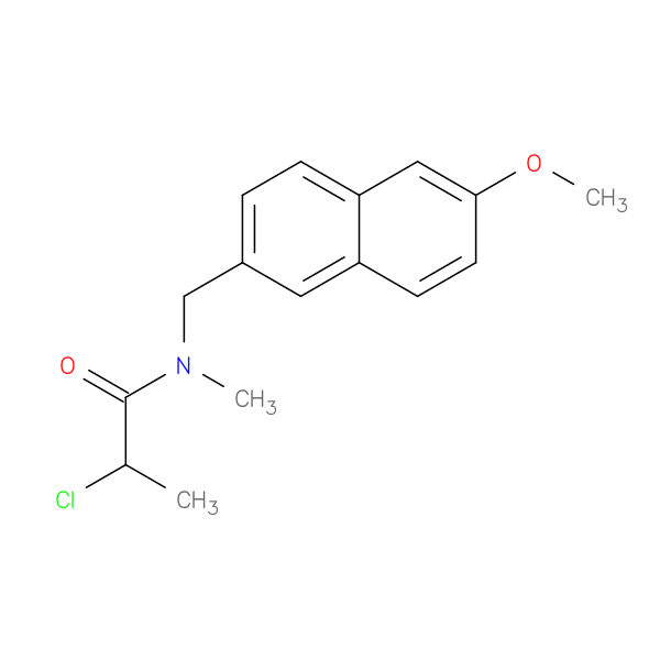 2-chloro-N-[(6-methoxynaphthalen-2-yl)methyl]-N-methylpropanamide