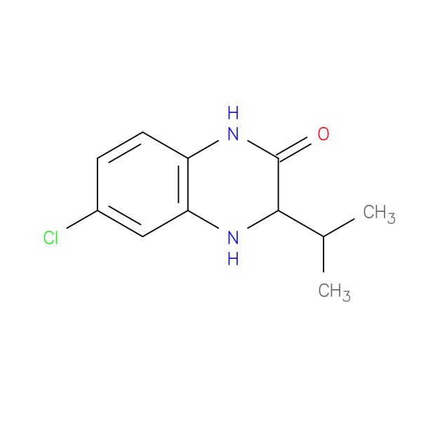 6-chloro-3-(propan-2-yl)-1,2,3,4-tetrahydroquinoxalin-2-one