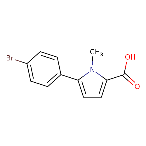 5-(4-bromophenyl)-1-methyl-1H-pyrrole-2-carboxylic acid