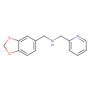 1-(Benzo[d][1,3]dioxol-5-yl)-N-(pyridin-2-ylmethyl)methanamine