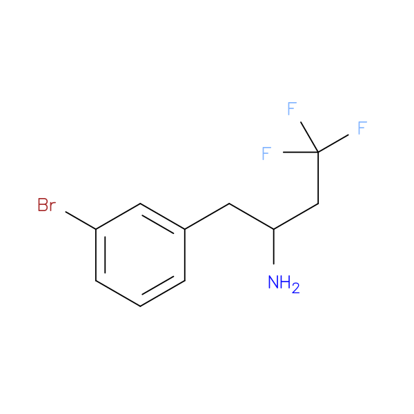 1-(3-bromophenyl)-4,4,4-trifluorobutan-2-amine