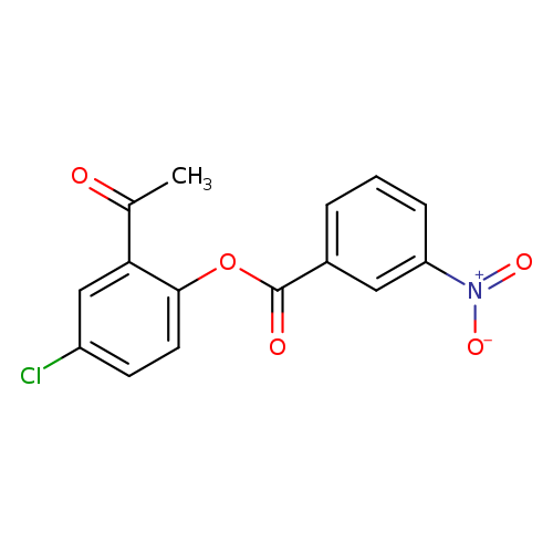 2-acetyl-4-chlorophenyl 3-nitrobenzoate