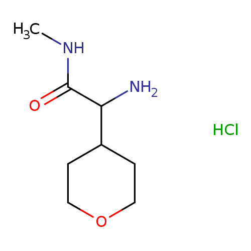 2-amino-N-methyl-2-(oxan-4-yl)acetamidehydrochloride