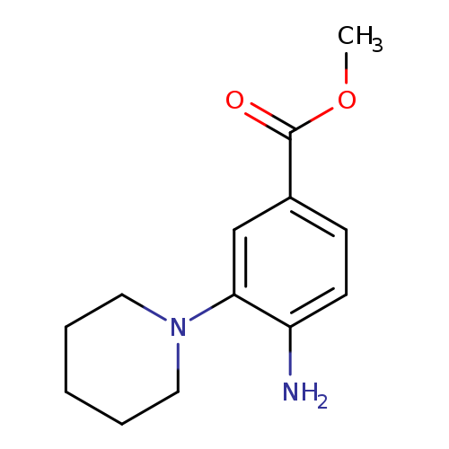 methyl 4-amino-3-(piperidin-1-yl)benzoate