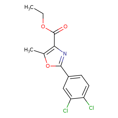 ethyl 2-(3,4-dichlorophenyl)-5-methyl-1,3-oxazole-4-carboxylate
