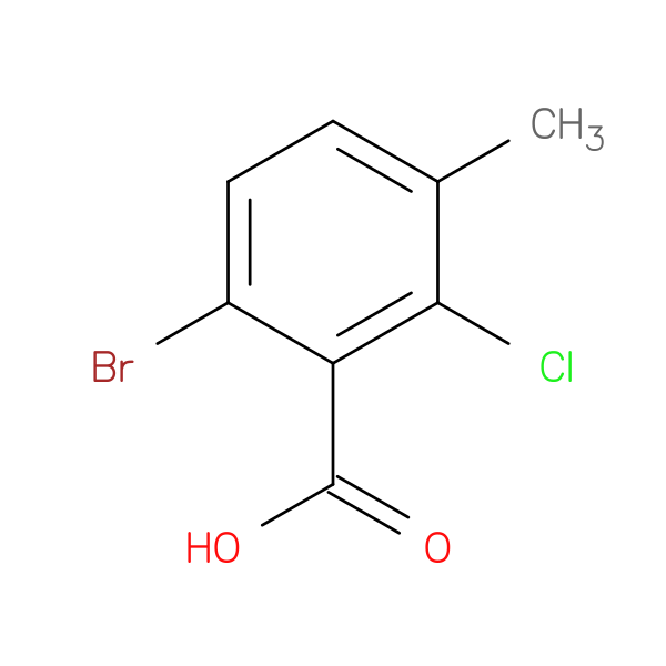 6-Bromo-2-chloro-3-methylbenzoic acid