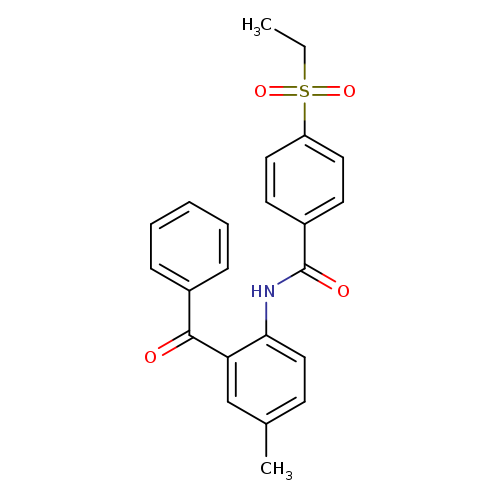 N-(2-benzoyl-4-methylphenyl)-4-(ethanesulfonyl)benzamide