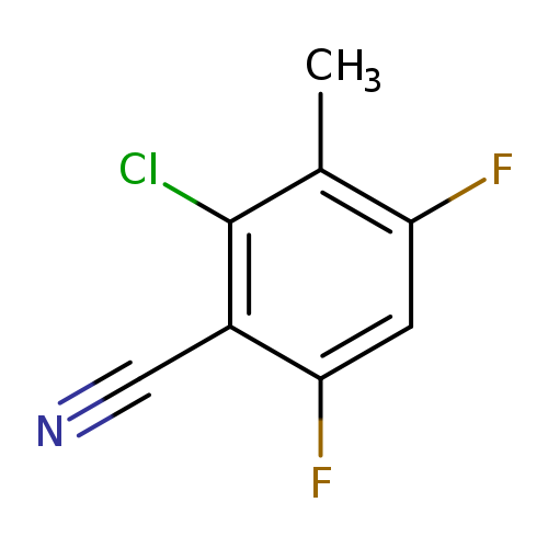 2-chloro-4,6-difluoro-3-methylbenzonitrile