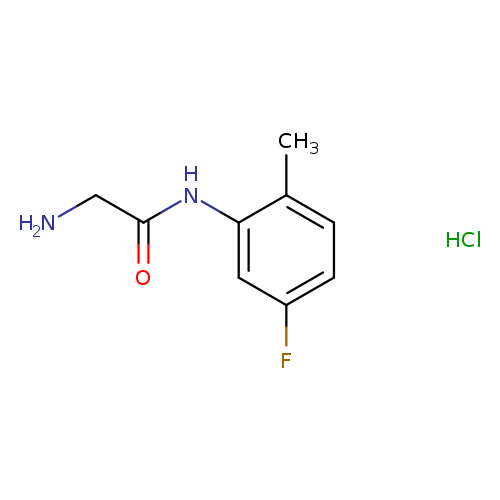 N~1~-(5-fluoro-2-methylphenyl)glycinamide hydrochloride