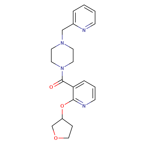1-[2-(oxolan-3-yloxy)pyridine-3-carbonyl]-4-[(pyridin-2-yl)methyl]piperazine