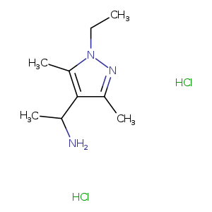 1-(1-Ethyl-3,5-dimethyl-1H-pyrazol-4-yl)ethanamine dihydrochloride