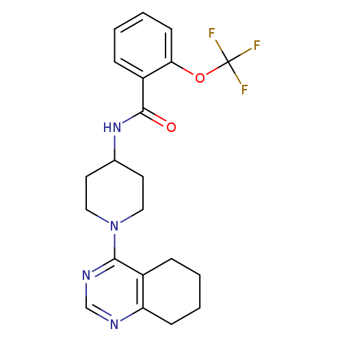 N-[1-(5,6,7,8-tetrahydroquinazolin-4-yl)piperidin-4-yl]-2-(trifluoromethoxy)benzamide
