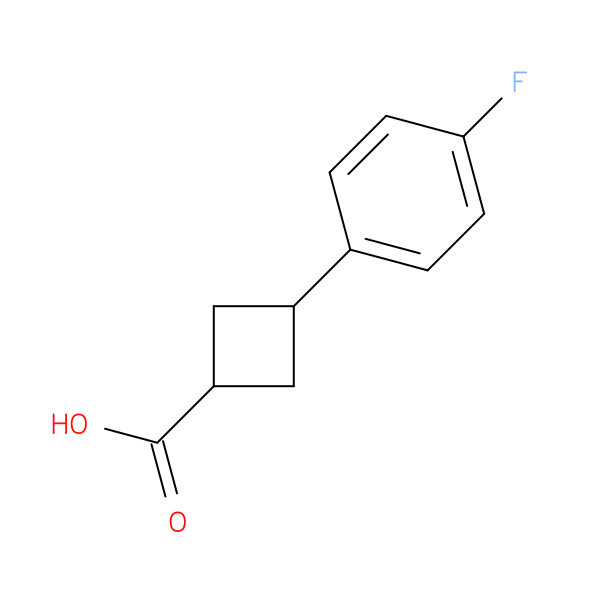 3-(4-Fluorophenyl)cyclobutane-1-carboxylic acid