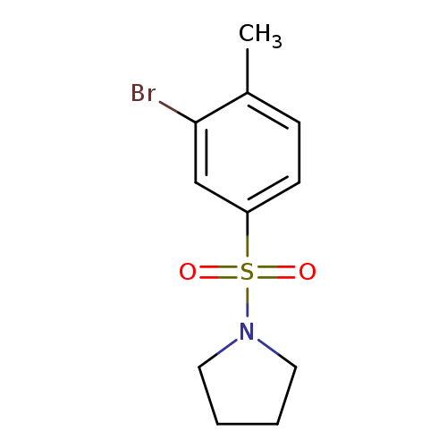 1-(3-Bromo-4-methylphenylsulfonyl)pyrrolidine