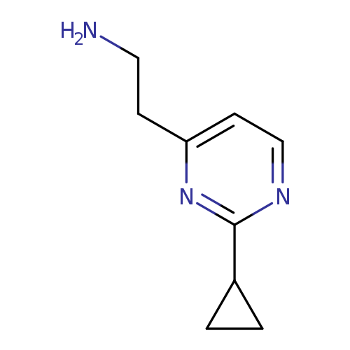 2-(2-cyclopropylpyrimidin-4-yl)ethan-1-amine