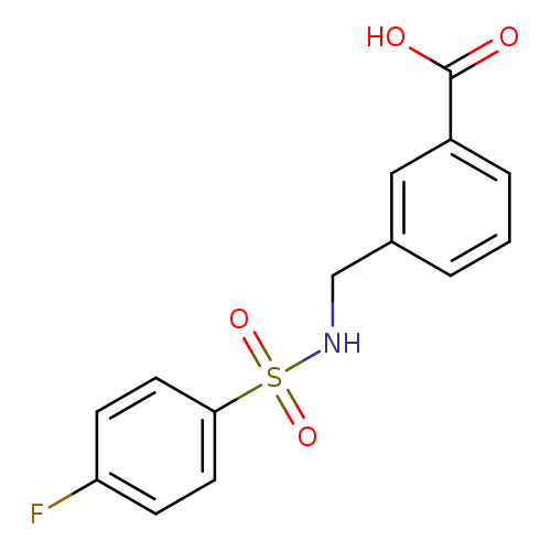 3-[(4-fluorobenzenesulfonamido)methyl]benzoic acid