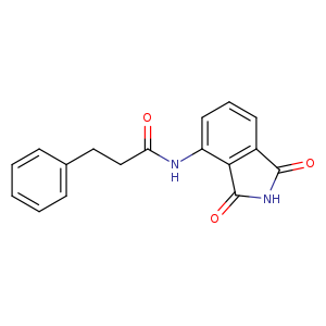 N-(1,3-dioxo-2,3-dihydro-1H-isoindol-4-yl)-3-phenylpropanamide