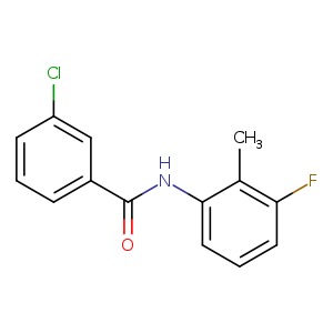 3-chloro-N-(3-fluoro-2-methylphenyl)benzamide
