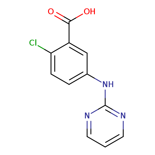 2-Chloro-5-(pyrimidin-2-ylamino)benzoic acid