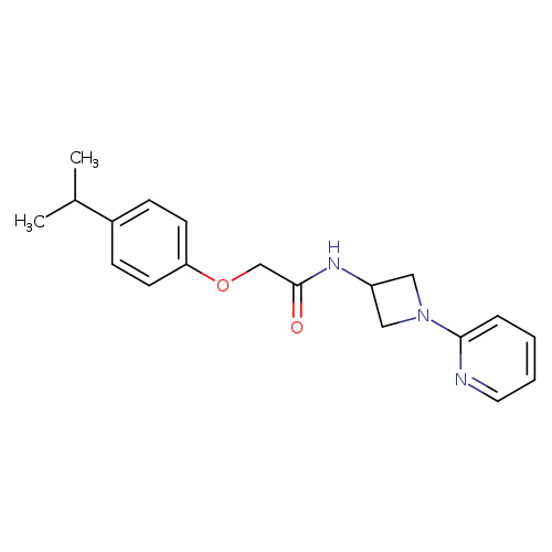 2-[4-(propan-2-yl)phenoxy]-N-[1-(pyridin-2-yl)azetidin-3-yl]acetamide