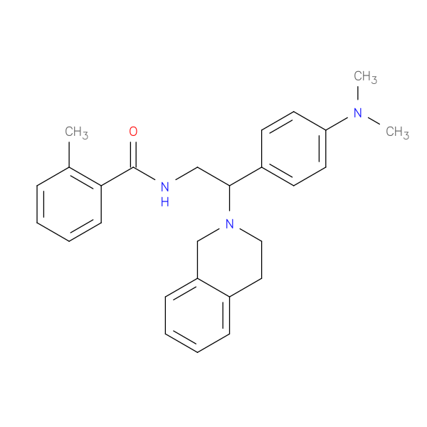 N-{2-[4-(dimethylamino)phenyl]-2-(1,2,3,4-tetrahydroisoquinolin-2-yl)ethyl}-2-methylbenzamide