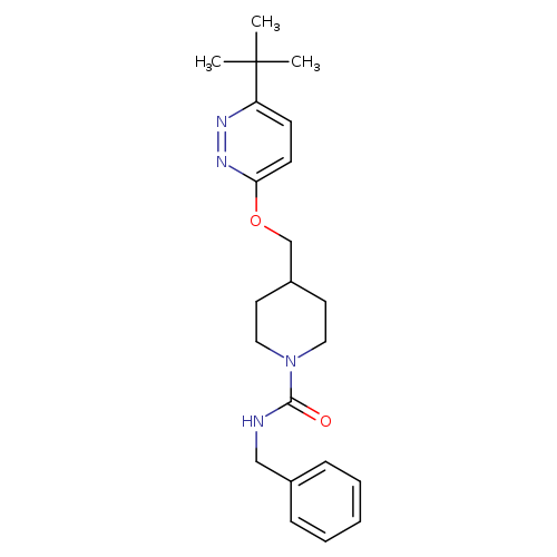 N-benzyl-4-{[(6-tert-butylpyridazin-3-yl)oxy]methyl}piperidine-1-carboxamide