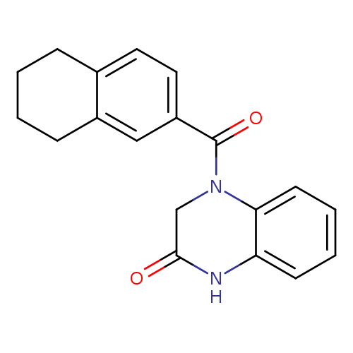 4-(5,6,7,8-tetrahydronaphthalene-2-carbonyl)-1,2,3,4-tetrahydroquinoxalin-2-one