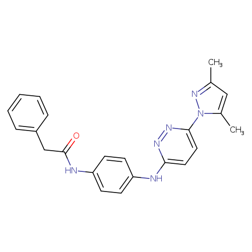 N-(4-{[6-(3,5-dimethyl-1H-pyrazol-1-yl)pyridazin-3-yl]amino}phenyl)-2-phenylacetamide