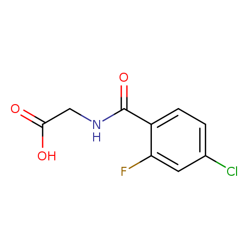[(4-Chloro-2-fluorobenzoyl)amino]acetic acid
