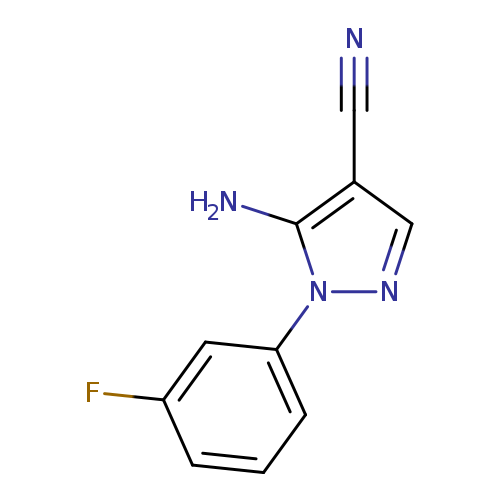 5-Amino-1-(3-fluorophenyl)-1h-pyrazole-4-carbonitrile