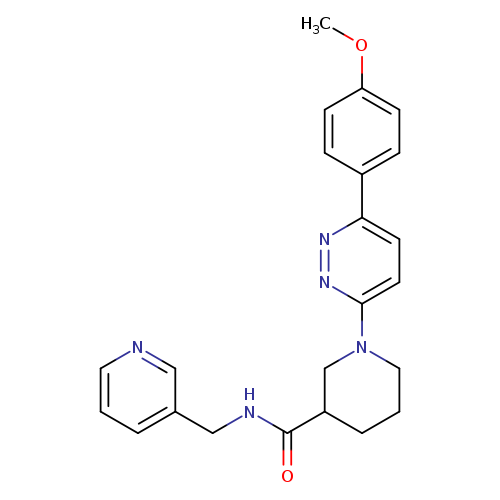 1-[6-(4-methoxyphenyl)pyridazin-3-yl]-N-[(pyridin-3-yl)methyl]piperidine-3-carboxamide