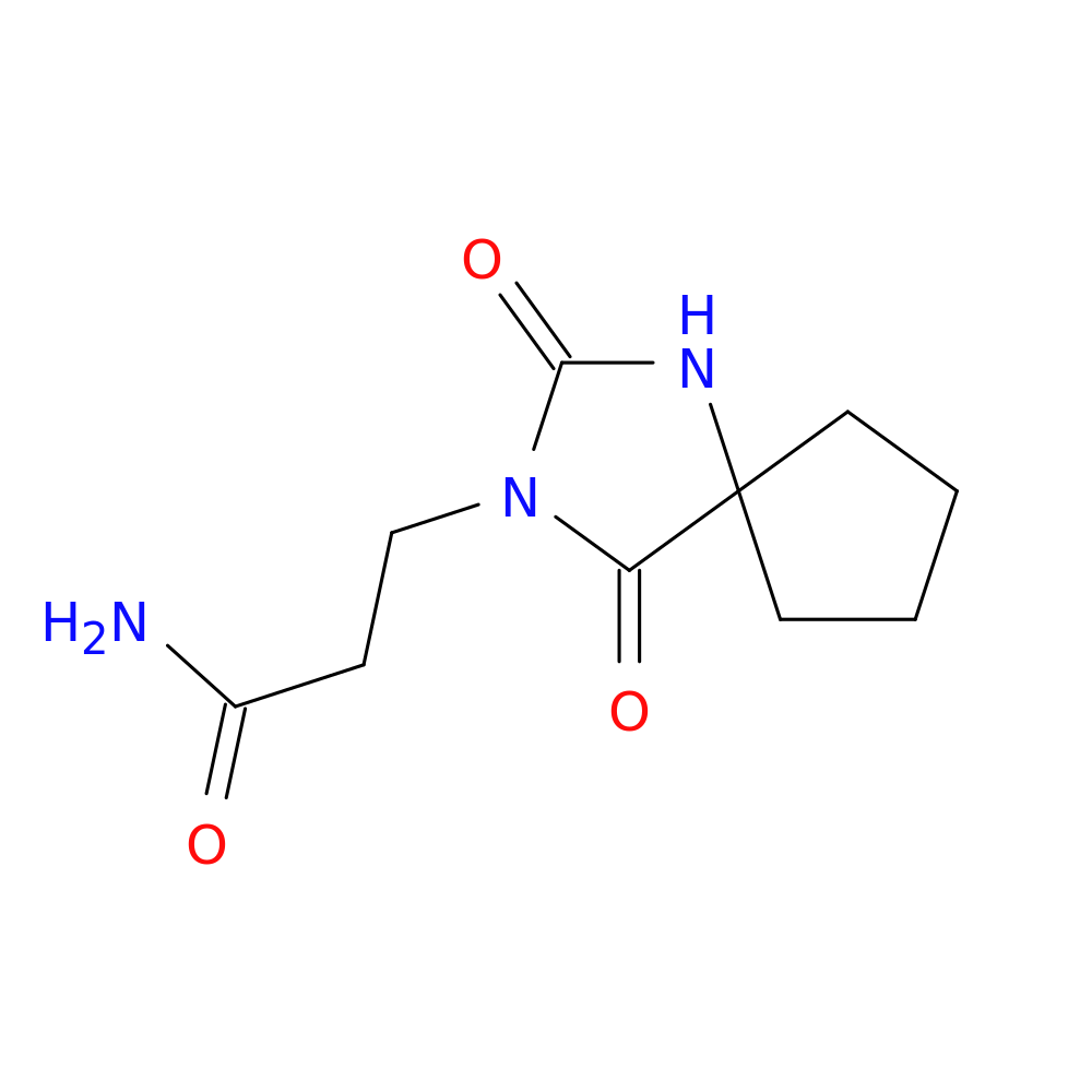 3-{2,4-dioxo-1,3-diazaspiro[4.4]nonan-3-yl}propanamide