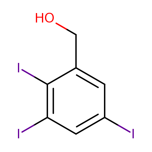Benzenemethanol, 2,3,5-triiodo-