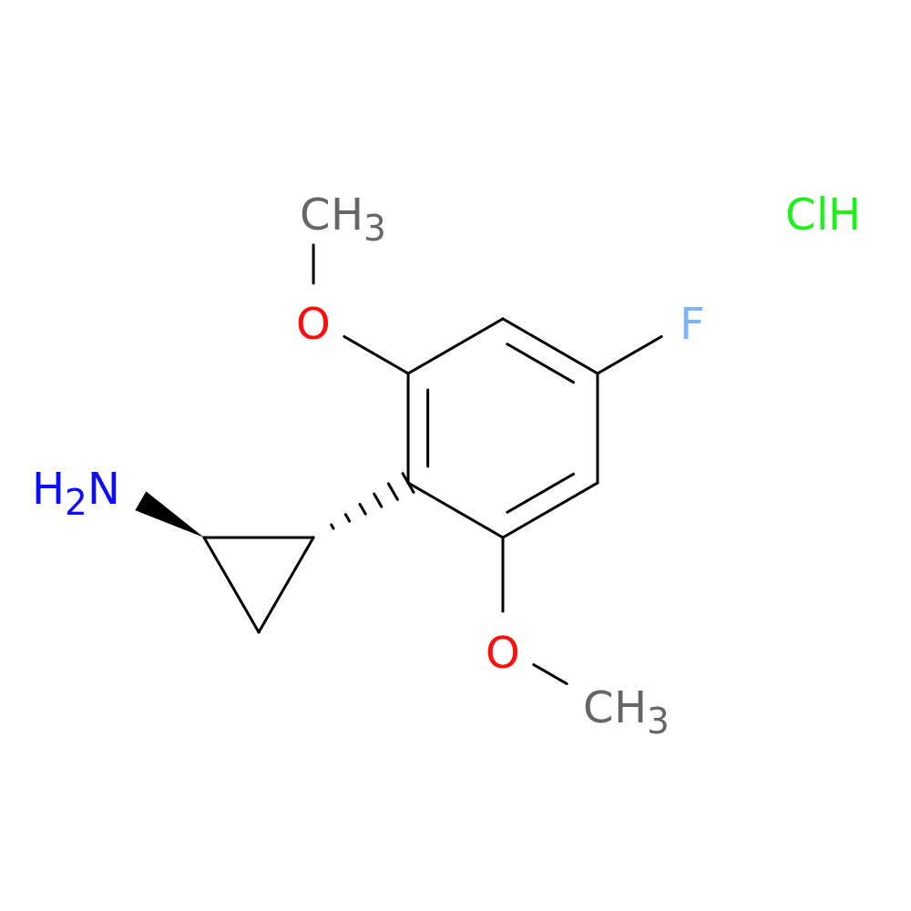 rac-(1R,2S)-2-(4-fluoro-2,6-dimethoxyphenyl)cyclopropan-1-amine hydrochloride