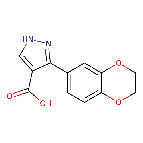 3-(2,3-dihydro-1,4-benzodioxin-6-yl)-1H-pyrazole-4-carboxylic acid